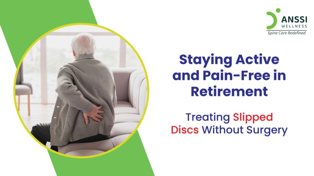 In older adults, slipped discs can cause severe back or neck pain, numbness, tingling, or weakness in the arms or legs.