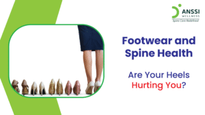 Many women’s shoe choices, especially high heels, can compromise posture, alignment, and overall back wellness.