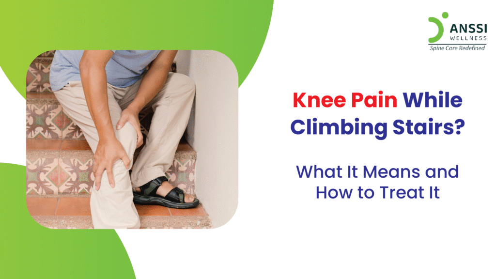If you find yourself wincing with knee pain each time you go up or down a staircase, it may be more than just a temporary ache.