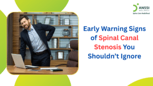 When the gaps in your spine become smaller, the nerves are compressed, resulting in spinal canal stenosis.