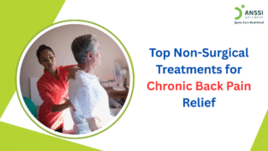 Chronic back pain can arise from poor posture, long working hours, sedentary lifestyles, or spinal conditions like herniated discs and spondylosis.