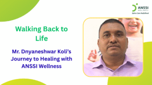 Mr. Dnyaneshwar Koli, a government official, suffered from a slipped disc causing severe leg pain.