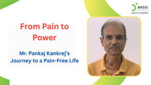 Mr. Pankaj Kankrej, a retired Deputy Engineer, suffered from severe L5-S1 spondylosis for years.