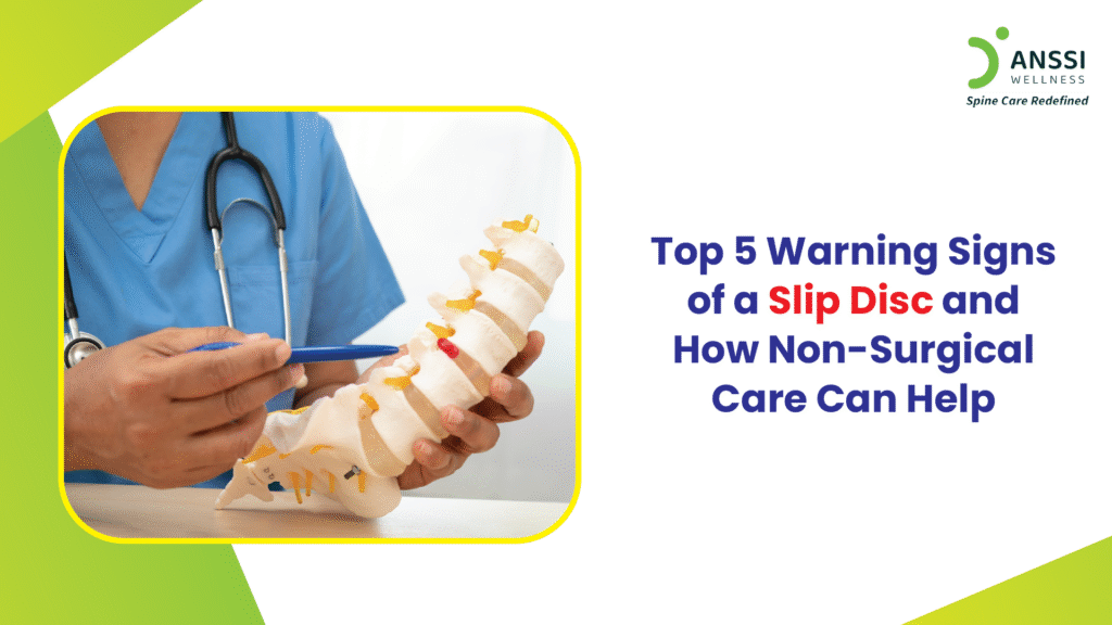 A slipped disc, also known as a herniated or bulging disc, is one of the most common causes of back and neck pain today.