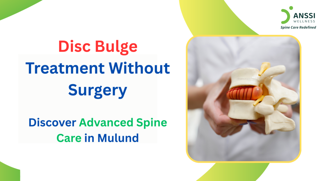 A disc bulge can often be managed effectively without surgery, especially when diagnosed early and treated with the right non-surgical approach.