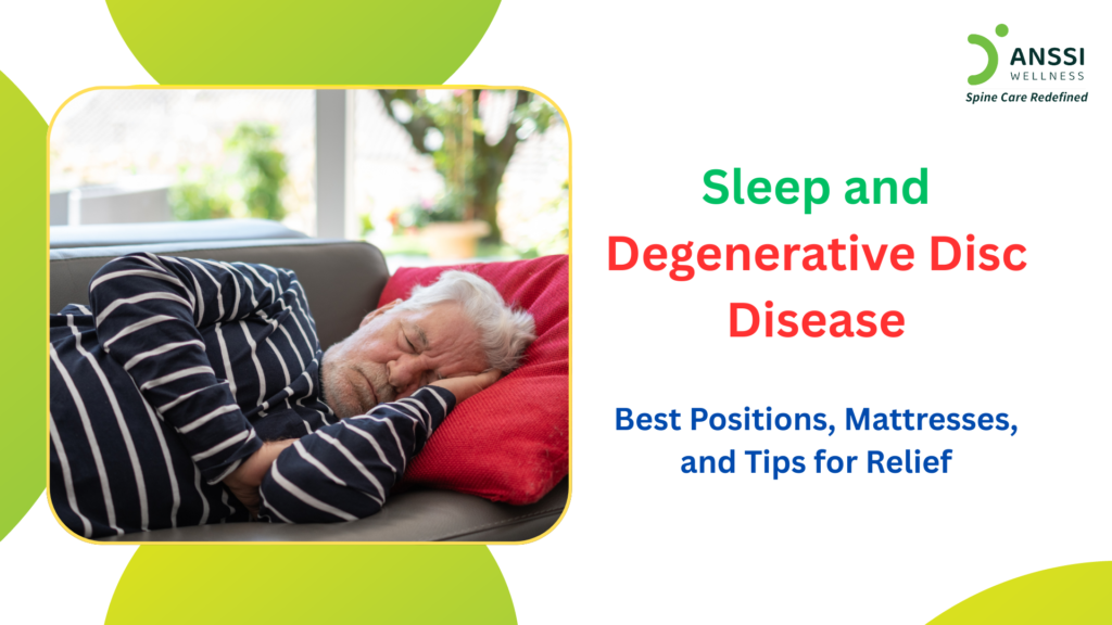 Degenerative Disc Disease (DDD) is a condition in which the spinal discs gradually lose hydration and cushioning, leading to pain, stiffness, and discomfort.