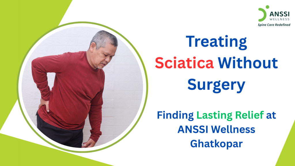 Sciatica is not a condition in itself but a symptom of a serious spinal issue.