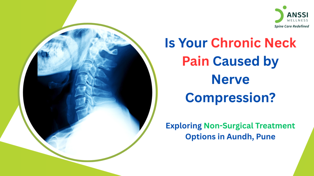 Nerve compression occurs when these nerves are irritated or compressed due to changes in the surrounding spinal structures.