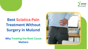 Sciatica occurs because something is pressing on or irritating the sciatic nerve.