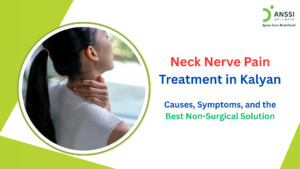 Neck nerve pain typically occurs when a nerve in the cervical spine (neck region) becomes compressed or irritated.