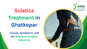 The term "sciatica" describes pain that travels along the sciatic nerve, which passes from the lower back through each leg's hips and buttocks.