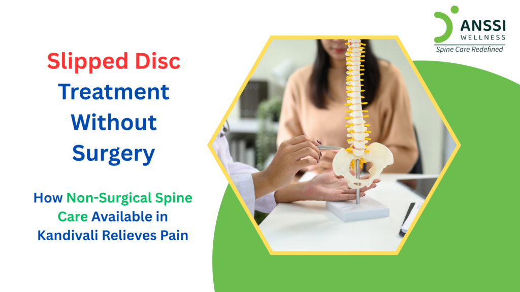 A slipped disc, also known as a herniated disc or bulging disc, is one of the most common causes of severe back and neck pain.