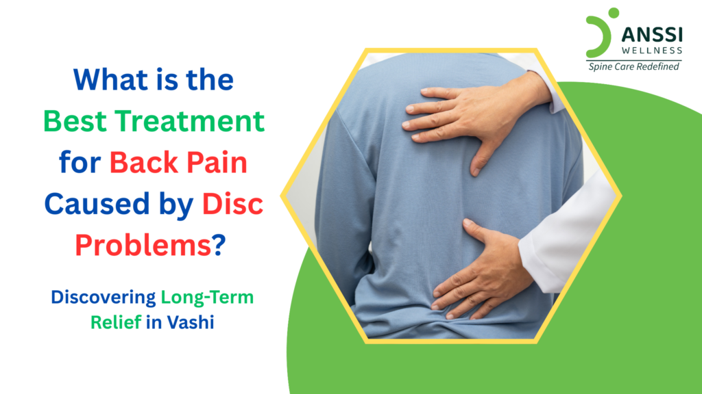 The key is not just reducing back pain temporarily, but addressing the root cause of the disc problem.