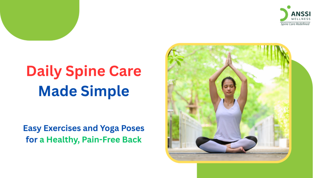 You don’t need a gym membership or expensive equipment to take care of your spine.