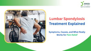Lumbar spondylosis refers to the gradual wear and tear of the spinal discs and joints in the lower back (lumbar spine).