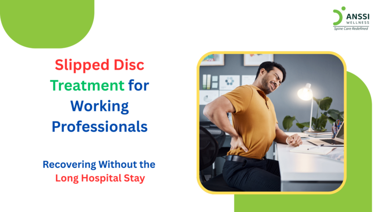 Working professionals, especially those in desk-based jobs, face several lifestyle factors that increase the risk of developing a slipped disc.