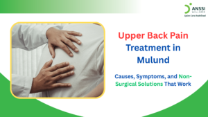 Upper back pain may present itself in several ways, depending on the underlying cause.