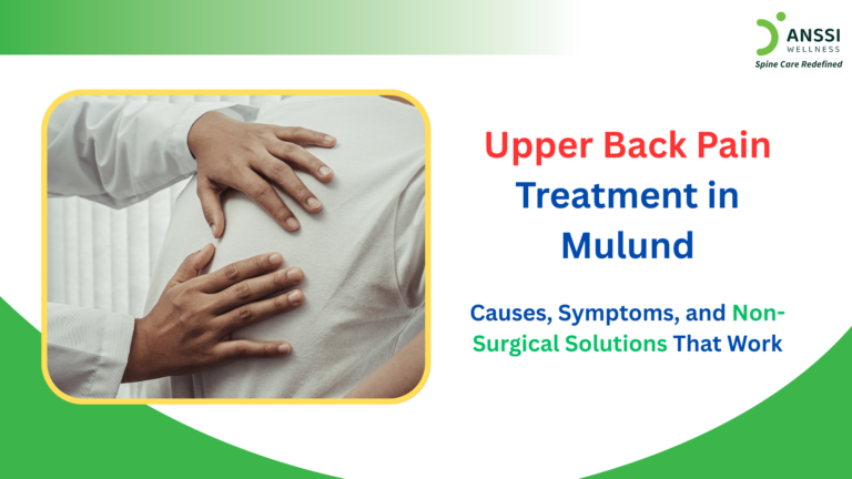 Upper back pain may present itself in several ways, depending on the underlying cause.