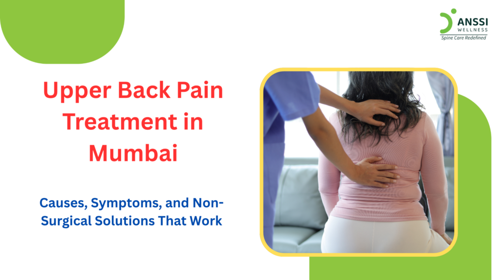 Upper back pain can arise from a variety of factors, often related to lifestyle and posture.