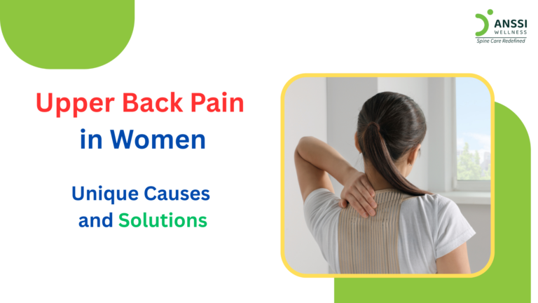 While upper back discomfort can affect anyone, women often experience it due to a combination of hormonal changes, lifestyle habits, and postural factors.