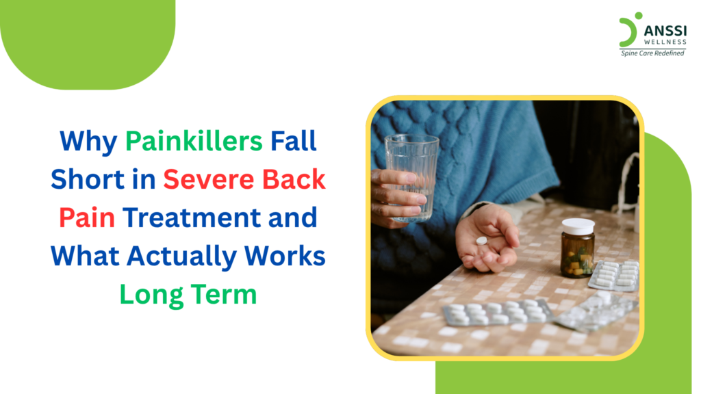 Painkillers act like a temporary shield, masking the pain without addressing its source.