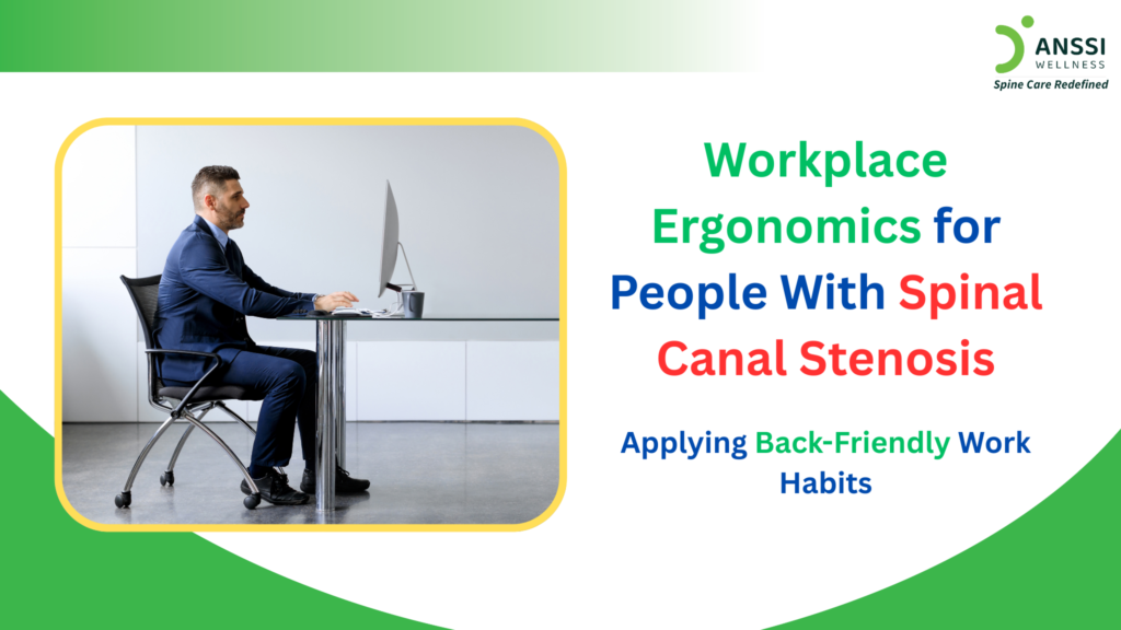 Spinal canal stenosis occurs when the spinal canal narrows, placing pressure on the spinal cord or nearby nerves.