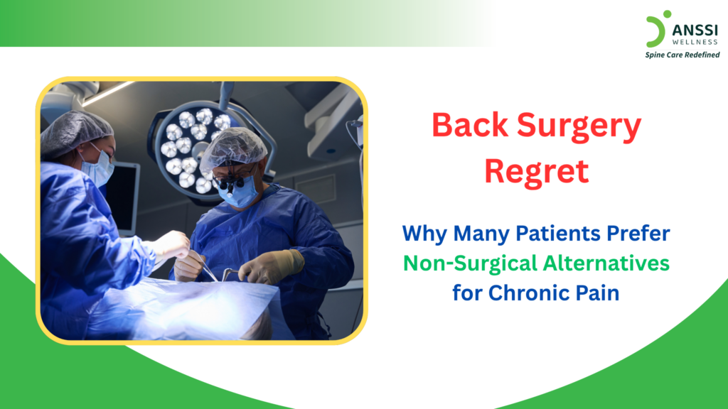 When back pain becomes severe and persistent, many patients are advised to consider surgery as a solution.