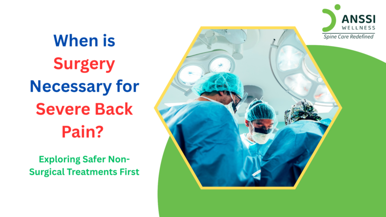 There are specific, well-defined medical situations in which spinal surgery is genuinely necessary and should not be delayed.