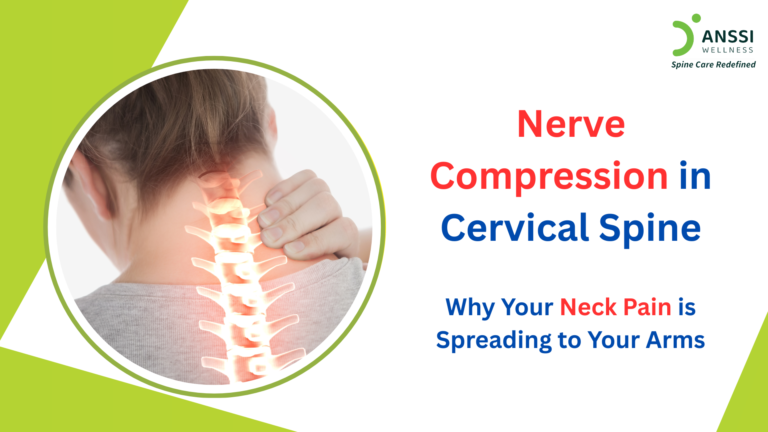 Cervical radiculopathy occurs when a nerve root exiting the cervical spine becomes irritated or compressed.