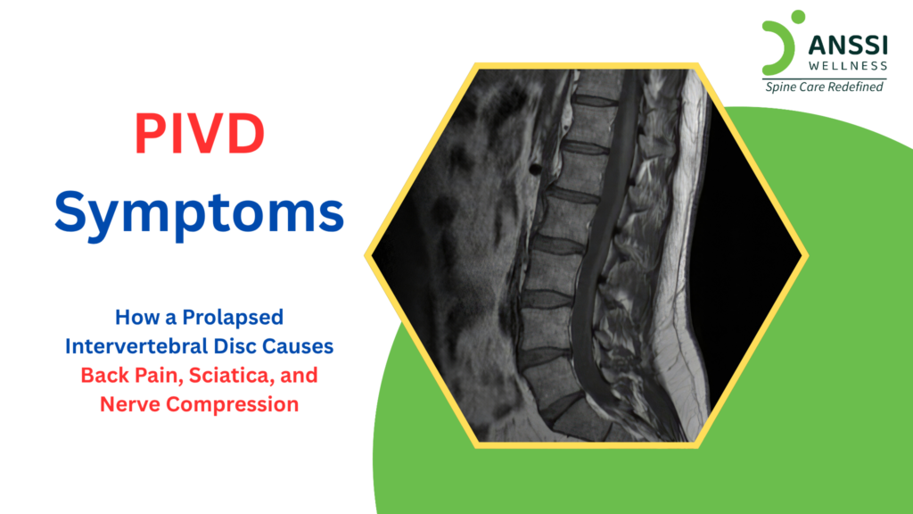 PIVD is one of the most common structural causes of chronic back pain, neck pain, sciatica, and cervical radiculopathy.