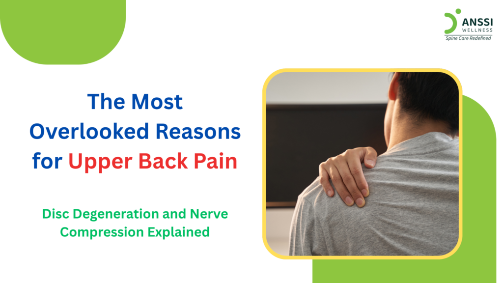 Three structural causes account for the majority of chronic upper back pain in the Indian population.