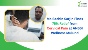 Mr. Sachin was diagnosed with C4, C5, C6 and C7 protrusion disc bulge, a condition that can affect the nerves emerging from the cervical spine.