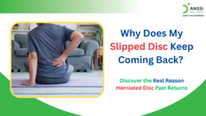 A slipped disc, commonly referred to as a herniated or prolapsed disc, occurs when an intervertebral disc becomes damaged.