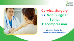 When neck pain is accompanied by arm pain, tingling, numbness, or weakness, the underlying problem may involve the cervical discs, nerves or spinal cord.