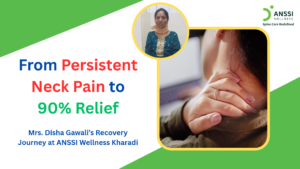 Mrs. Disha Gawali had been dealing with Cervical PIVD involving C3-C4, C4-C5, C5-C6, and C6-C7,
