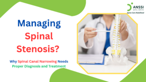 Spinal stenosis is a condition in which spaces within the spine become narrower, potentially putting pressure on the spinal cord or spinal nerve roots.