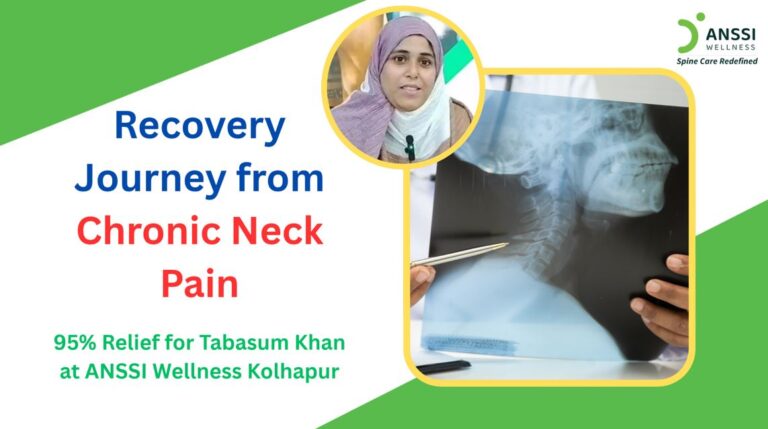 At 33, Mrs. Tabasum Khan had been struggling with chronic neck pain that affected her everyday life.
