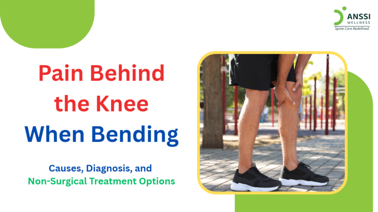 Experiencing pain behind the knee when bending can make everyday activities such as climbing stairs, squatting, walking, or sitting with your knees folded uncomfortable.