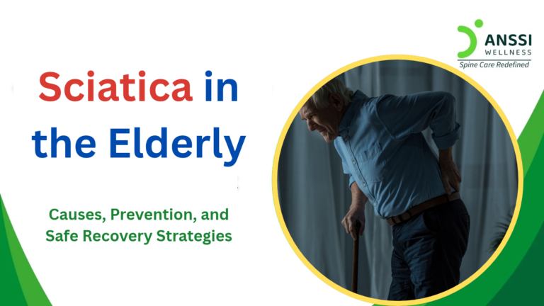 Sciatica can become particularly difficult to manage in older adults. The pain may begin in the lower back or buttock and travel down the leg, sometimes accompanied by tingling, numbness, or weakness.