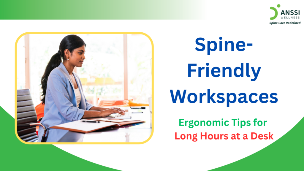 Prolonged sitting and an uncomfortable workstation can contribute to neck stiffness, lower back discomfort, shoulder tension, and muscular fatigue.