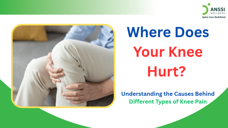 An important point is often overlooked: where your knee hurts can provide clues about which structure may be involved.